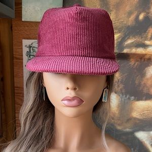 Madewell Cranberry Cord Cap